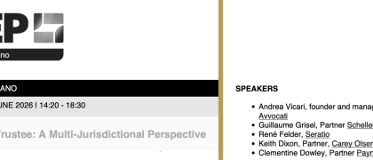 STEP Event - Change of Trustee: A Multi-Jurisdictional Perspective